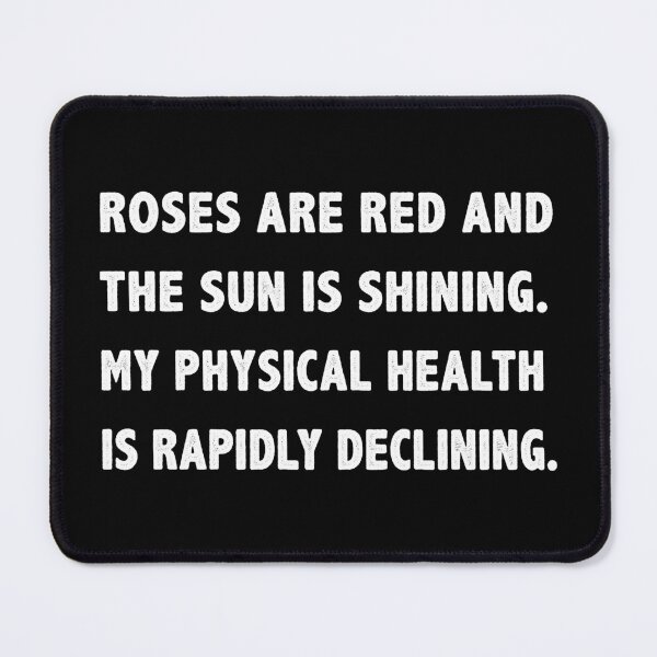 Item preview, Roses Red Sun Shining Health Rapidly Declining T-Shirts Hoodies Pins Stickers Magnets Mugs Chronic Illness Chronically Ill Autoimmune Gifts For Her Him designed and sold by ChronicillnessT.