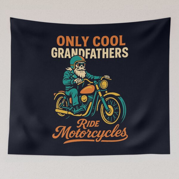 Item preview, Only Cool Grandfathers Ride Motorcycles designed and sold by Victor Shadehorn.