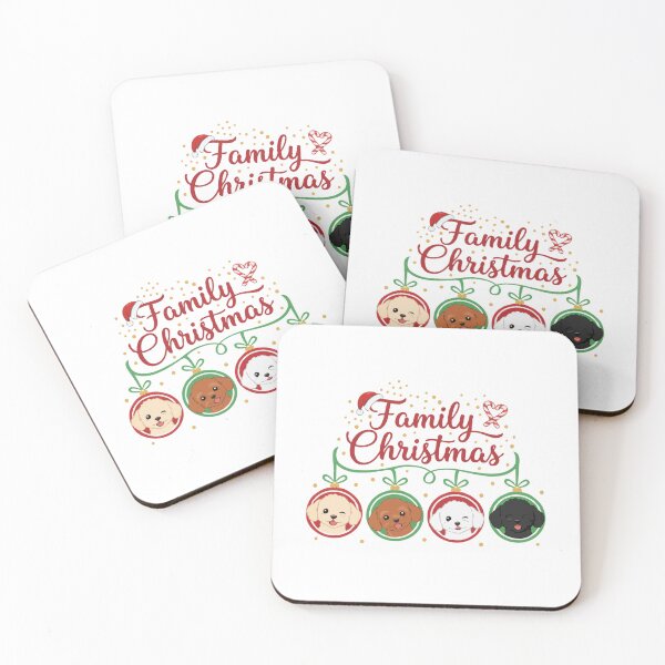 Item preview, Family Christmas Teacup Poodle Ornament – Dog Lover designed and sold by The Real Life Symphony.
