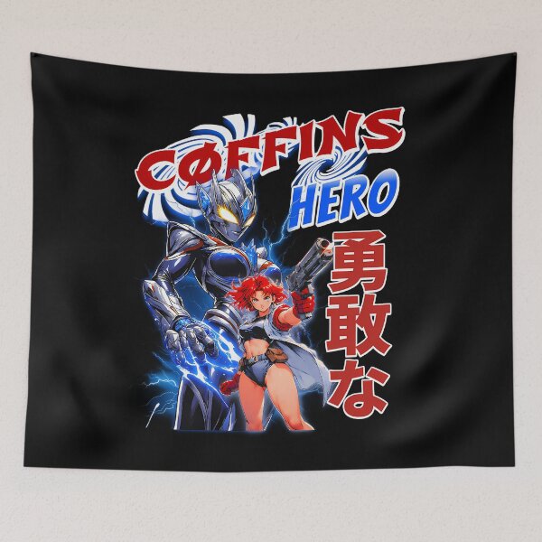 Item preview, Hero Justice - Estilo Tokusatsu de anime retro designed and sold by CoffinsArt.
