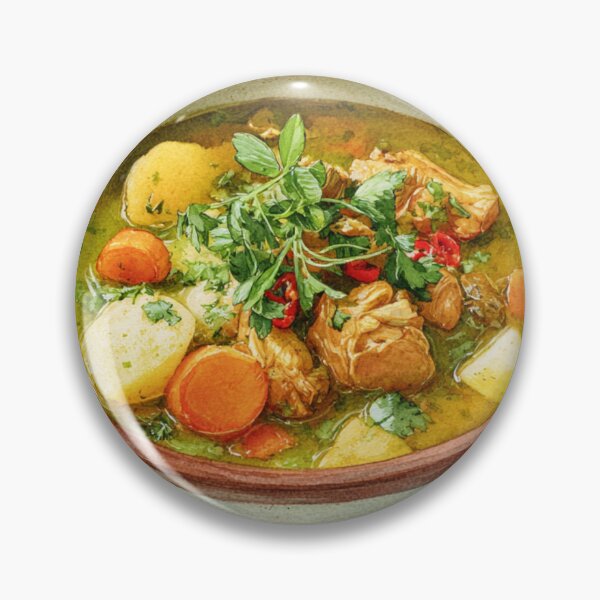 Item preview, Watercolor Guatemalan Jocón Stew designed and sold by Violet Peonies.