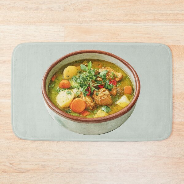 Item preview, Watercolor Guatemalan Jocón Stew designed and sold by Violet Peonies.