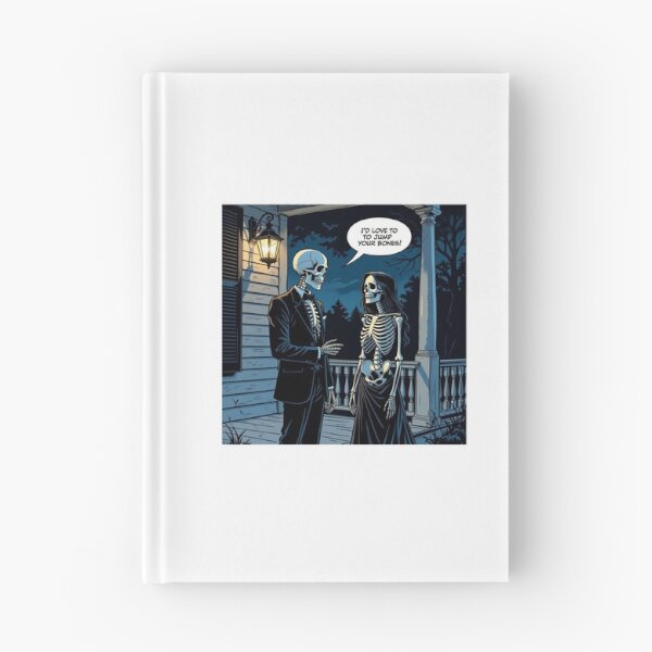Item preview, Skeleton Couple on a Halloween Date – Romantic Gothic Skeleton Art designed and sold by WhimsyByPaul.redbubble.com.