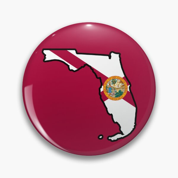 Item preview, State Flag Map of FLORIDA designed and sold by HFYD.