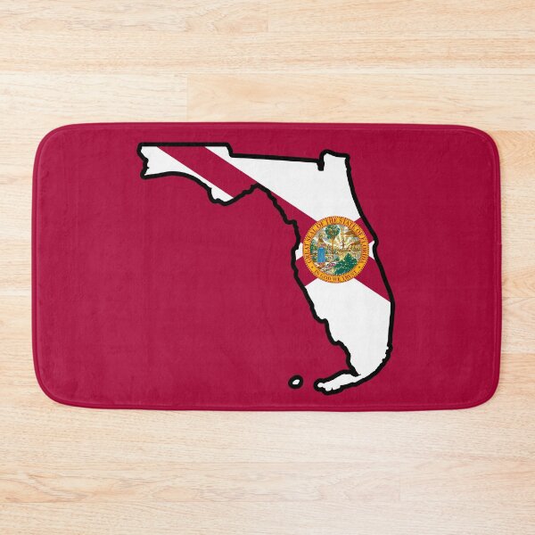 Item preview, State Flag Map of FLORIDA designed and sold by HFYD.