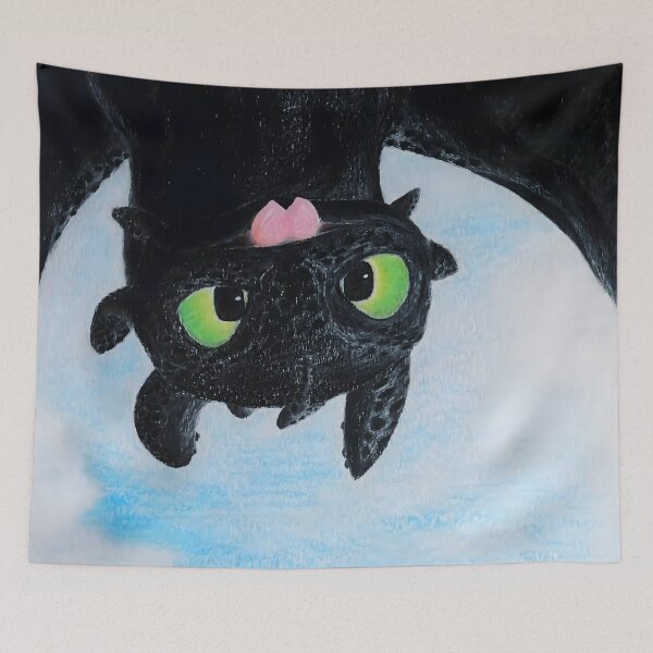 Item preview, Toothless Upside Down Flight designed and sold by Lycoris ArtSpark.