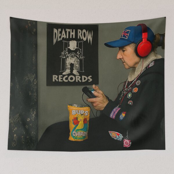 Item preview, Mother's Whistler-Study of an Elder with Tech. designed and sold by chipshopchippy.