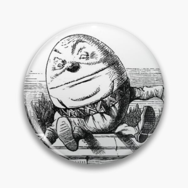 Item preview, Humpty Dumpty, in "Alice Through the Looking Glass" by Lewis Carrol designed and sold by Filologica.