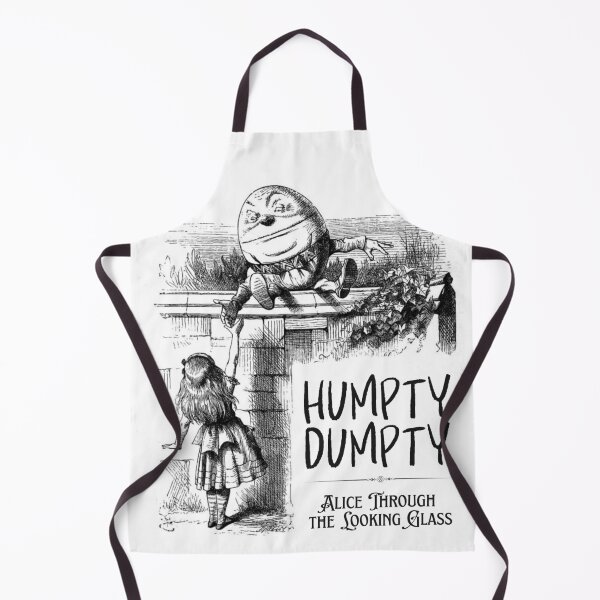 Item preview, Humpty Dumpty, in "Alice Through the Looking Glass" by Lewis Carrol designed and sold by Filologica.