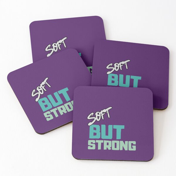 Item preview, Soft but Strong – Feminine Empowering Quote designed and sold by CielaNoir.
