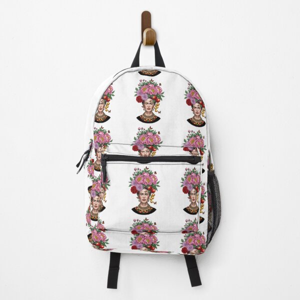 Item preview, Frida Kahlo Portrait with Floral Headpiece designed and sold by TeeARTHY.