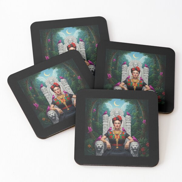 Item preview, Frida Kahlo Fantasy Throne Jungle Goddes designed and sold by TeeARTHY.