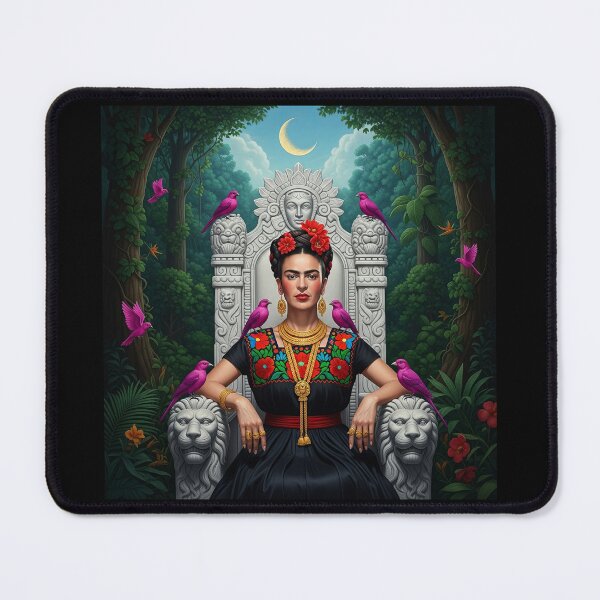 Item preview, Frida Kahlo Fantasy Throne Jungle Goddes designed and sold by TeeARTHY.