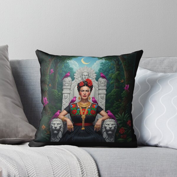 Item preview, Frida Kahlo Fantasy Throne Jungle Goddes designed and sold by TeeARTHY.