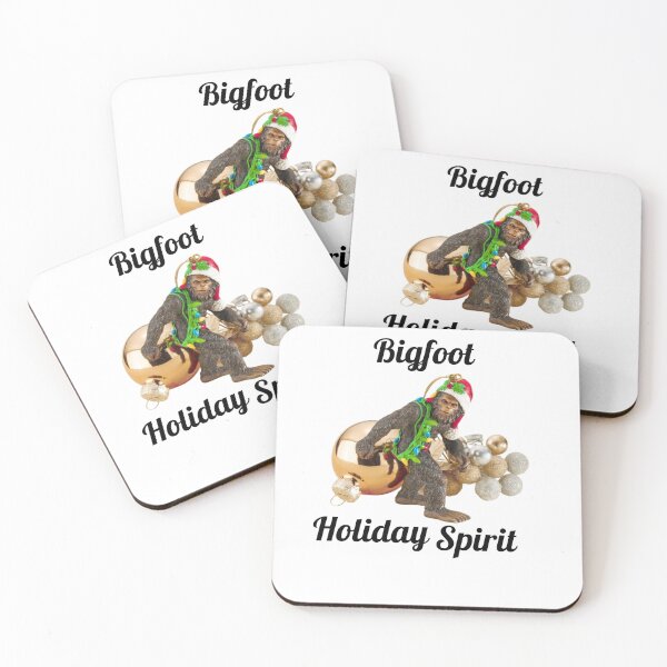Item preview, Bigfoot Holiday Spirit designed and sold by PureCanvas Co.