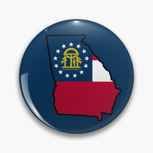 Item preview, State Flag Map of GEORGIA designed and sold by HFYD.