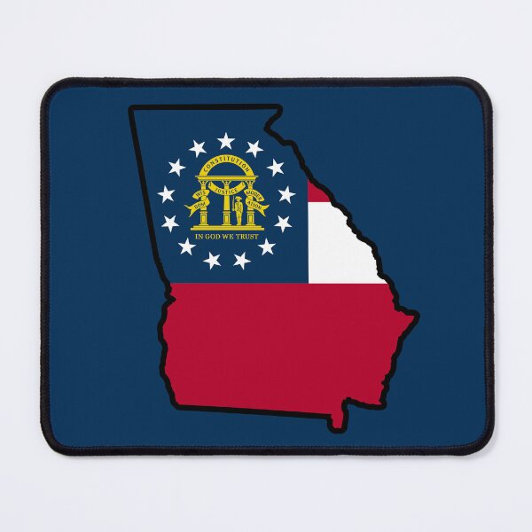 Item preview, State Flag Map of GEORGIA designed and sold by HFYD.