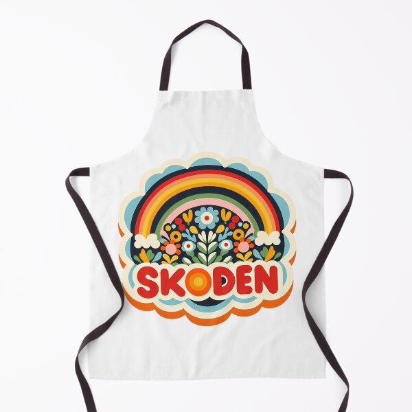 Item preview, SKODEN Soft Pastel Folk Rainbow – Scandinavian Folk Art by heidiannemorris © designed and sold by FOLK ART FUSION by heidiannemorris.