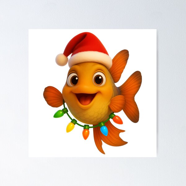 Item preview, Christmas Guppy Fish designed and sold by Sillytoe.