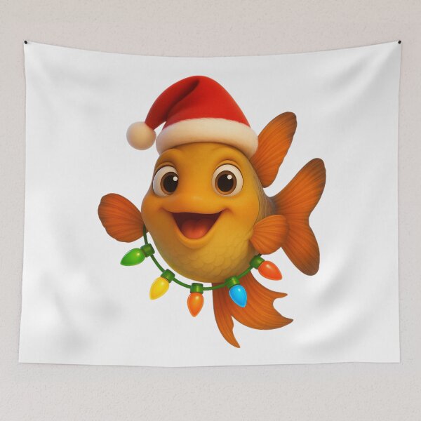 Item preview, Christmas Guppy Fish designed and sold by Sillytoe.
