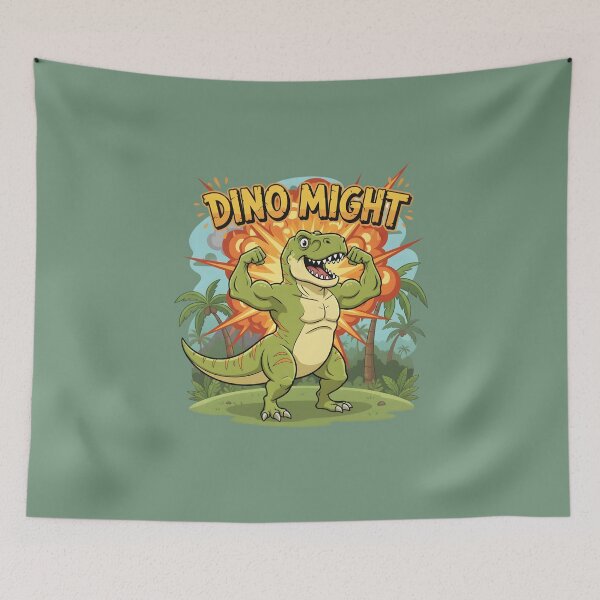 Item preview, Dino Might – Explosive T-Rex Power designed and sold by shmupod.