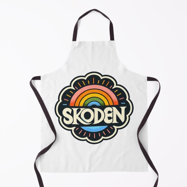 Item preview, SKODEN Warm Sunset Folk Rainbow – Scandinavian Folk Art by heidiannemorris © designed and sold by FOLK ART FUSION by heidiannemorris.