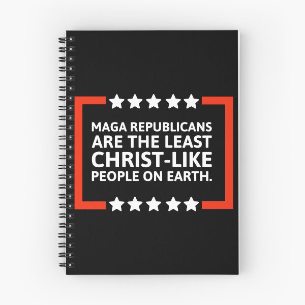 Item preview, MAGA Republicans are the least Christ-like people.  designed and sold by Rachel the Artist .
