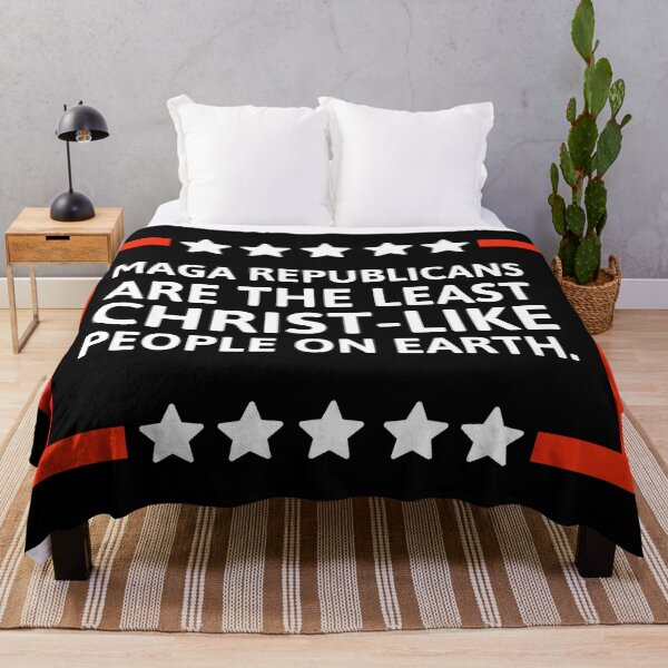 Item preview, MAGA Republicans are the least Christ-like people.  designed and sold by Rachel the Artist .