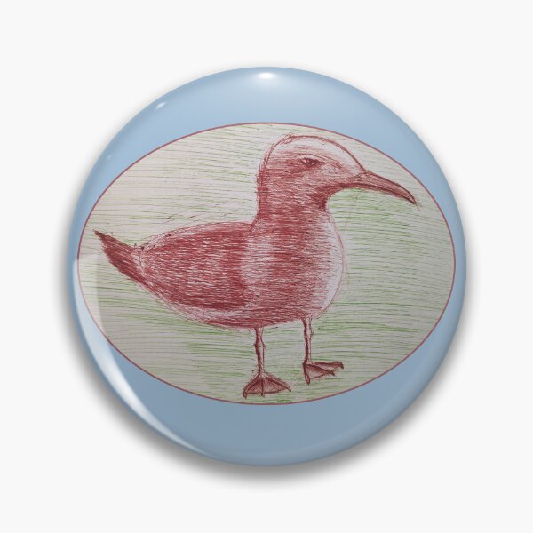 Item preview, Ball Pen Illustration Seagull designed and sold by Sky-99.