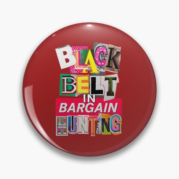 Item preview, Black Belt in Bargain Hunting T-Shirt: Funny Shopping designed and sold by GiftLore Studio.