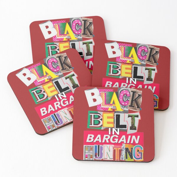 Item preview, Black Belt in Bargain Hunting T-Shirt: Funny Shopping designed and sold by GiftLore Studio.