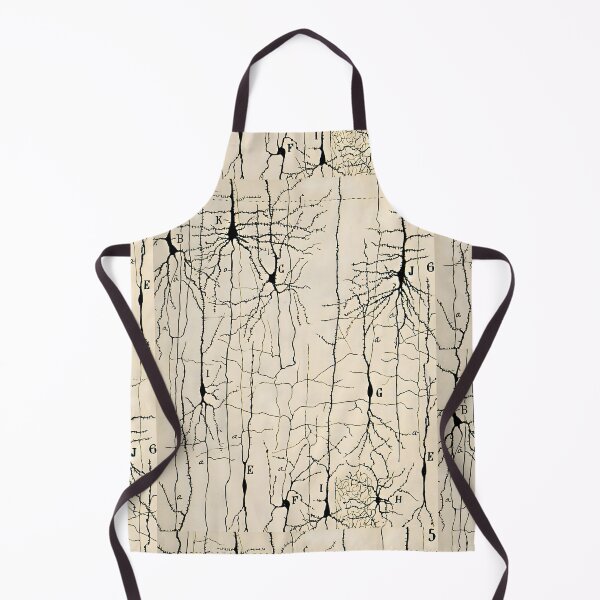 Item preview, Santiago Ramon y Cajal - Microscopic Structure of the Brain Nerve Cells Drawing 1904  designed and sold by Jon-Baran.