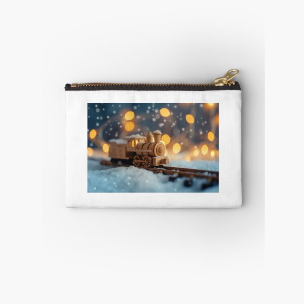 Item preview, Wooden Christmas Train in Snow designed and sold by fadiabb87.