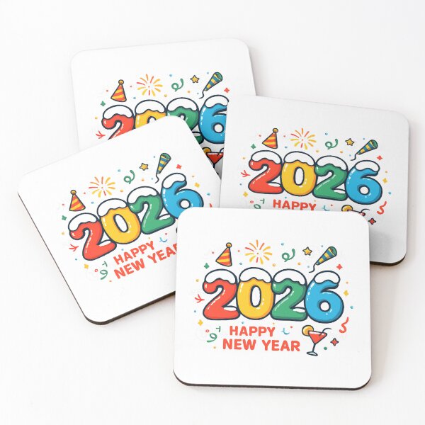 Item preview, Happy New Year 2026 with White Snow designed and sold by murad2020.