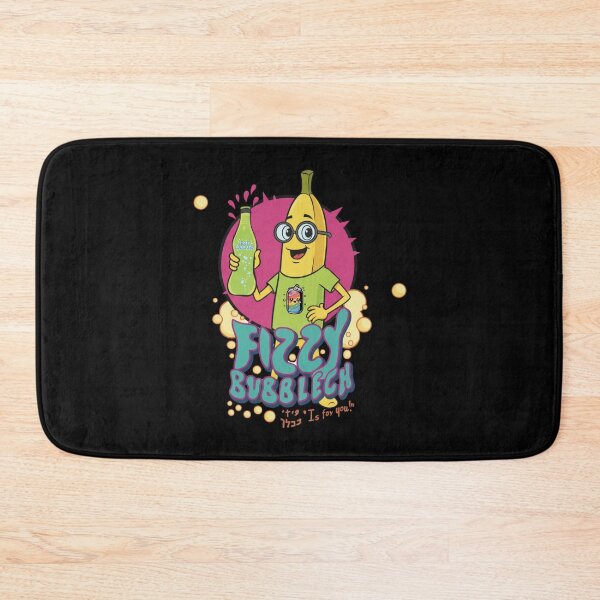 Item preview, Fizzy Bubblech Banana Cartoon – Funny Fruit Holding Soda Bottle Illustration | Cute Humor Art designed and sold by SecretPODesigns.