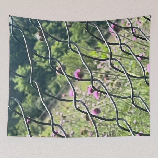Item preview, Chain Link & Pink Blooms 1 designed and sold by Abeink1030.