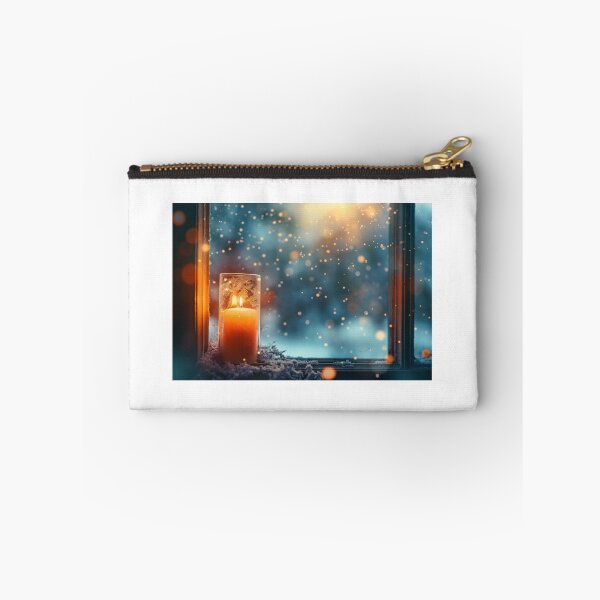 Item preview, Cozy Christmas Candle and Bokeh Lights designed and sold by fadiabb87.