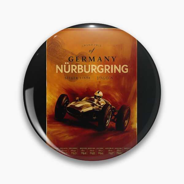 Item preview, Nurburgring 1960 variation poster winner list #1 designed and sold by Helios Be. Lavsh.