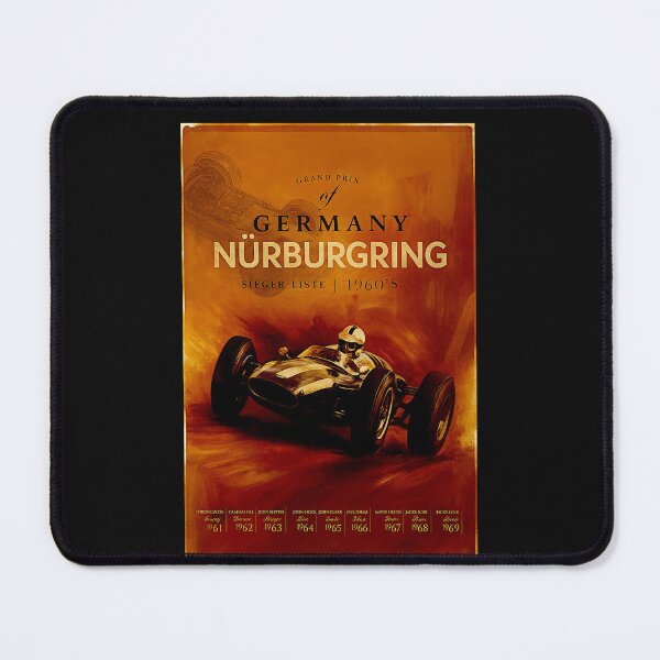 Item preview, Nurburgring 1960 variation poster winner list #1 designed and sold by Helios Be. Lavsh.