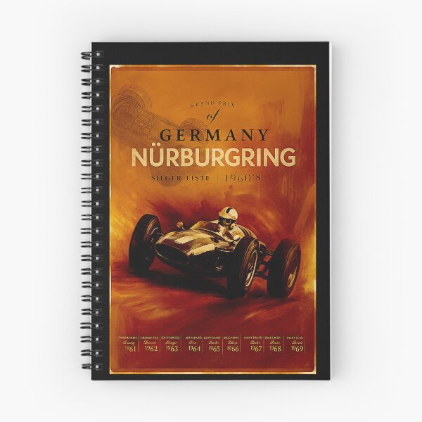 Item preview, Nurburgring 1960 variation poster winner list #1 designed and sold by Helios Be. Lavsh.