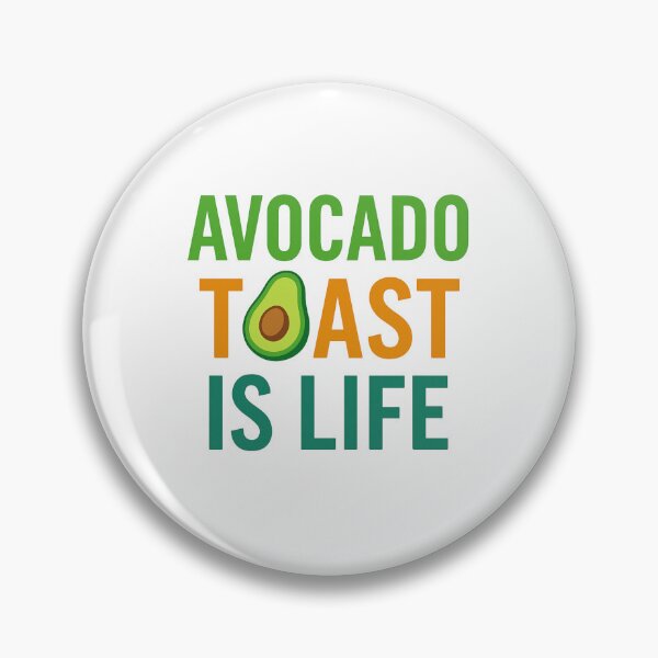 Item preview, Avocado Toast Is Life — Brunch Aesthetic Design designed and sold by artcultreone.