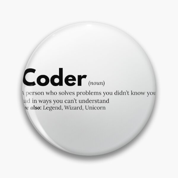 Item preview, Coder Definition - Funny Gift for Programmers designed and sold by YimStoodio.