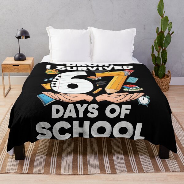 Item preview, Copy of i survived 67 days of school six seven meme designed and sold by VividDripCo.