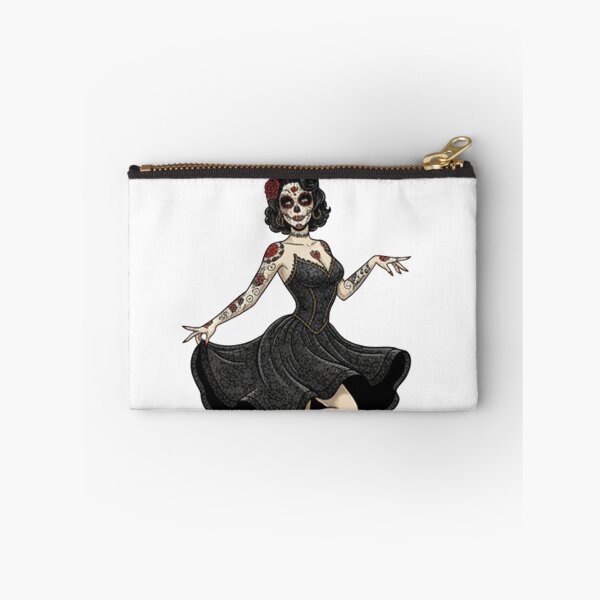 Item preview, Pinup Feminina Catrina – Caveira Sensual, Estilo Tatuagem Vintage, Feminilidade Divina designed and sold by BellaAbreu8.