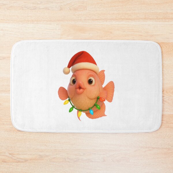 Item preview, Christmas Kissing Gourami Fish designed and sold by Sillytoe.