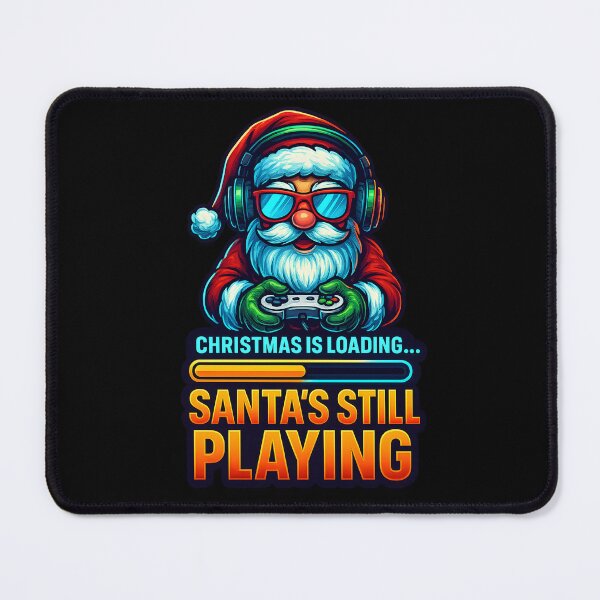 Item preview, Christmas Is Loading – Santa’s Still Playing Gamer Shirt designed and sold by SVALANART.