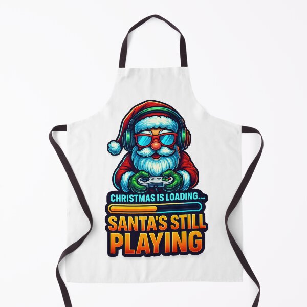 Item preview, Christmas Is Loading – Santa’s Still Playing Gamer Shirt designed and sold by SVALANART.