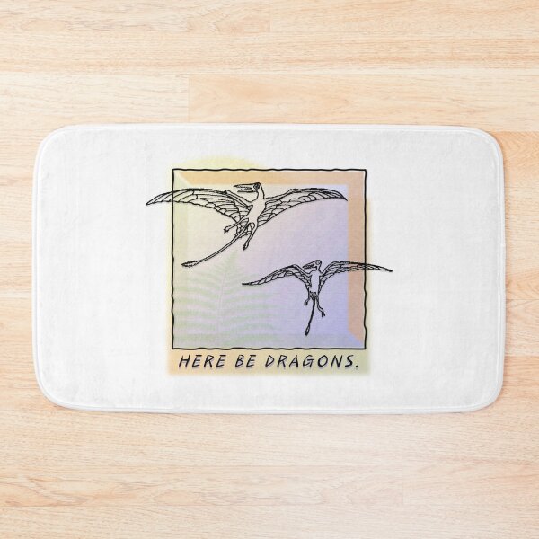 Item preview, Here be Dragons! classic 90s exotic nature shirt Pterosaurs,Ropen, Cryptozoology designed and sold by The Paleo shop ..
