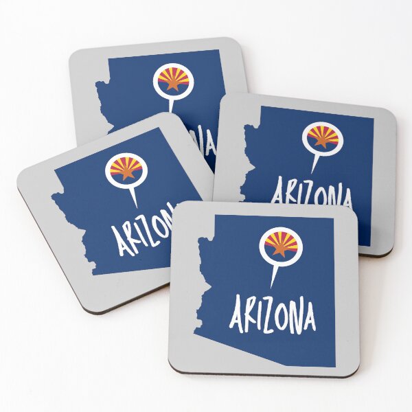 Item preview, Arizona State Map Design – Modern Flag-Inspired Graphic designed and sold by SimplyJasper.