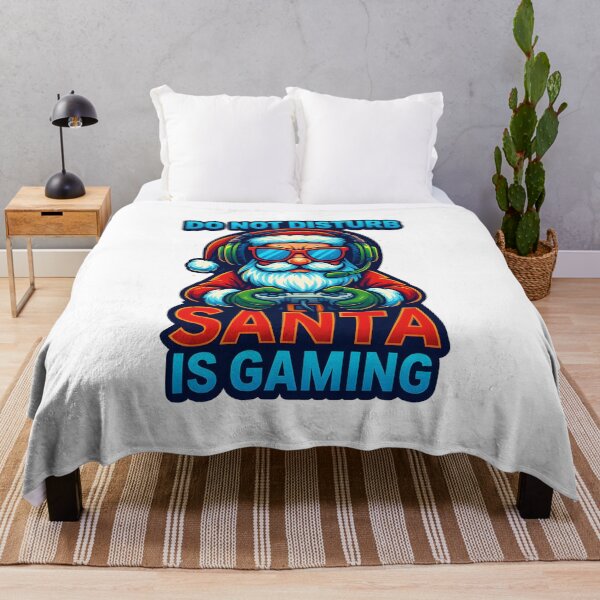 Item preview, Do Not Disturb – Santa Is Gaming Christmas Gamer Shirt designed and sold by SVALANART.